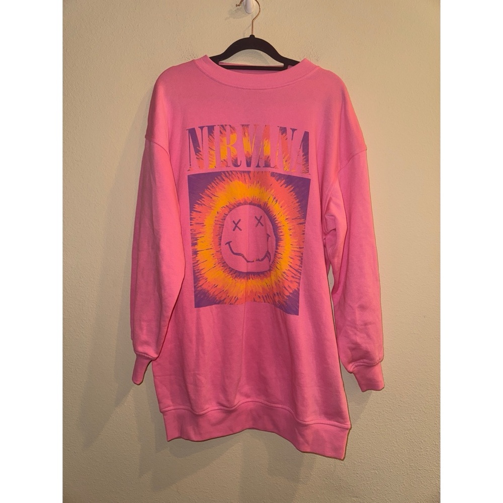 H&M Oversized Nirvana Sweatshirt Size‎ Extra Small NWT